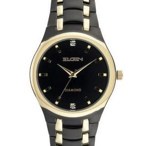Men’s Black and Gold Analog Watch